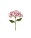 Sztuczny Kwiat - Hortensja, 35 cm, jasny róż