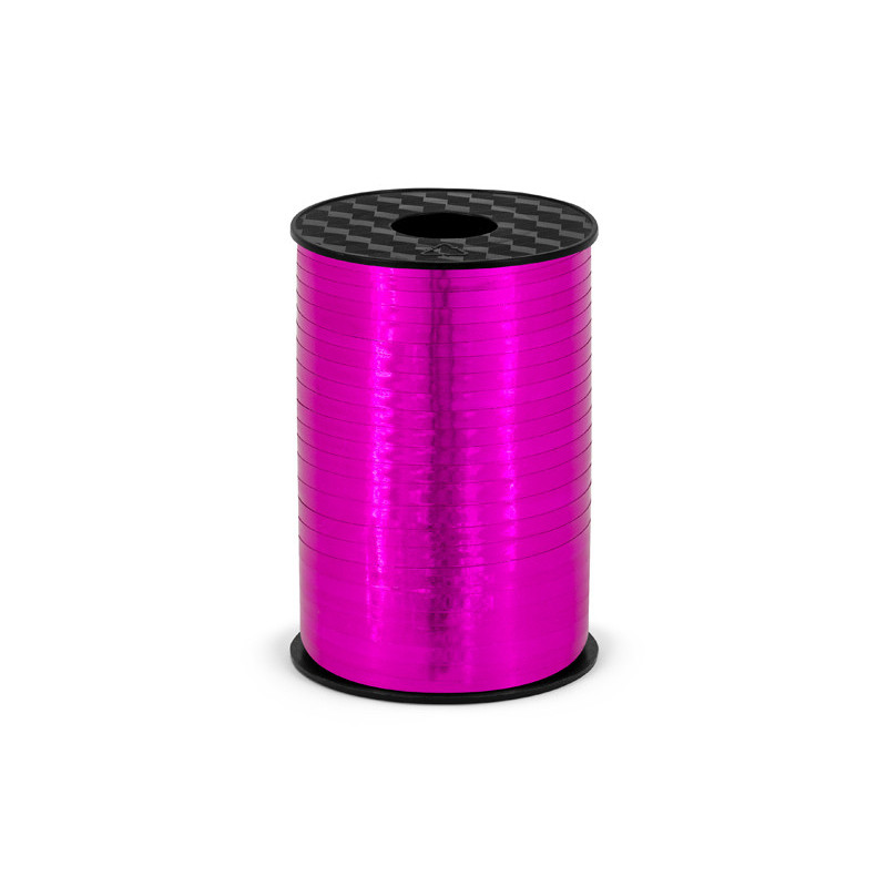 Wstążka plastikowa, c. różowy, 5mm/225m