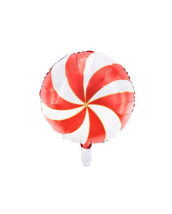 Balon foliowy Cukierek, 35cm, czerwony