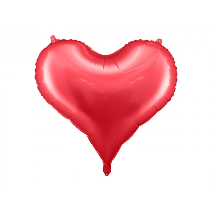 Balon foliowy Serce, 75x64,5 cm, czerwony