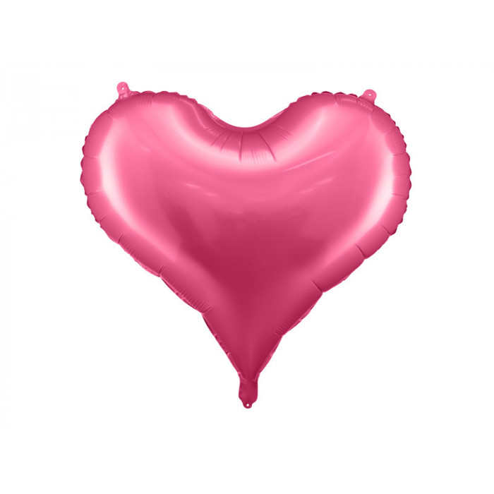 Balon foliowy Serce, 75x64,5 cm, różowy