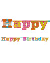 Baner Happy Birthday, 16 x 166cm