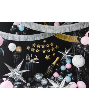 Balon foliowy Butelka Happy New Year, 39,5x98 cm, mix