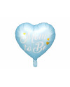 Balon foliowy Mom to Be, 35cm, niebieski