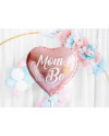 Balon foliowy Mom to Be, 35cm, różowy