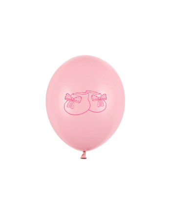 Balony 30cm, Bucik, Pastel Baby Pink (1 op. / 6 szt.)