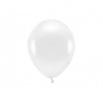 Balony Eco 26cm metalizowane, biały (1 op. / 100 szt.)