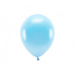 Balony Eco 26cm metalizowane, jasny niebieski (1 op. / 10 szt.)