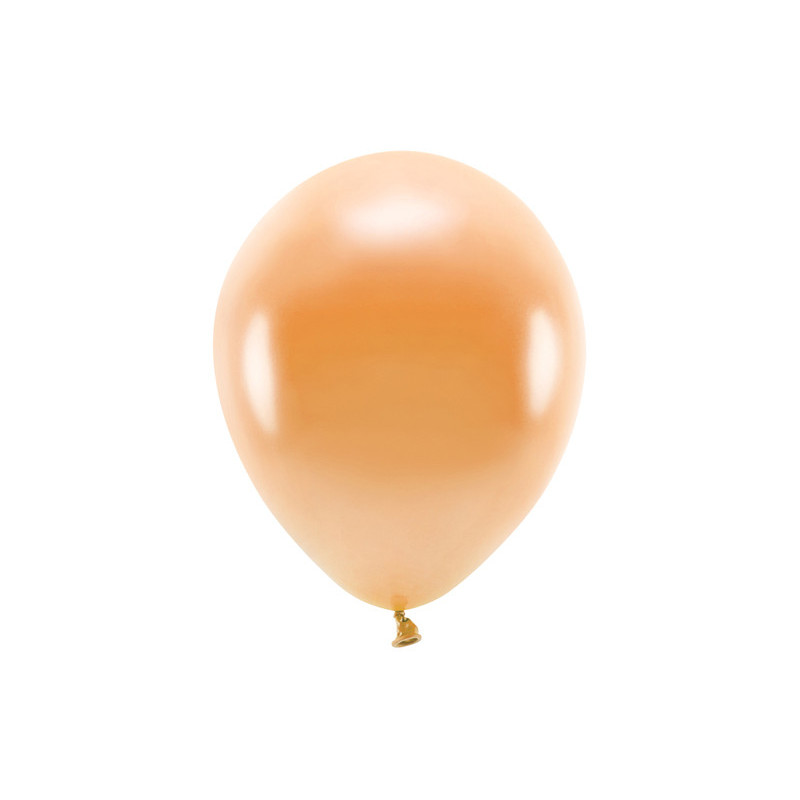 Balony Eco 26cm metalizowane, pomarańczowy (1 op. / 100 szt.)
