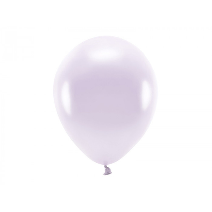 Balony Eco 30cm metalizowane, liliowy (1 op. / 100 szt.)