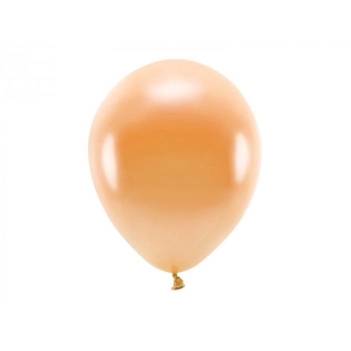 Balony Eco 30cm metalizowane, pomarańczowy (1 op. / 100 szt.)