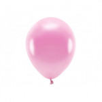 Balony Eco 30cm metalizowane, różowy (1 op. / 10 szt.)
