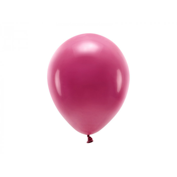 Balony Eco 26cm pastelowe, bordo (1 op. / 10 szt.)