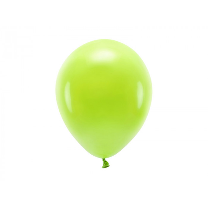 Balony Eco 26cm pastelowe, zielone jabłuszko (1 op. / 100 szt.)