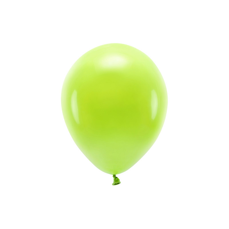 Balony Eco 26cm pastelowe, zielone jabłuszko (1 op. / 100 szt.)