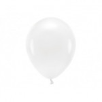 Balony Eco 30cm pastelowe, biały (1 op. / 100 szt.)