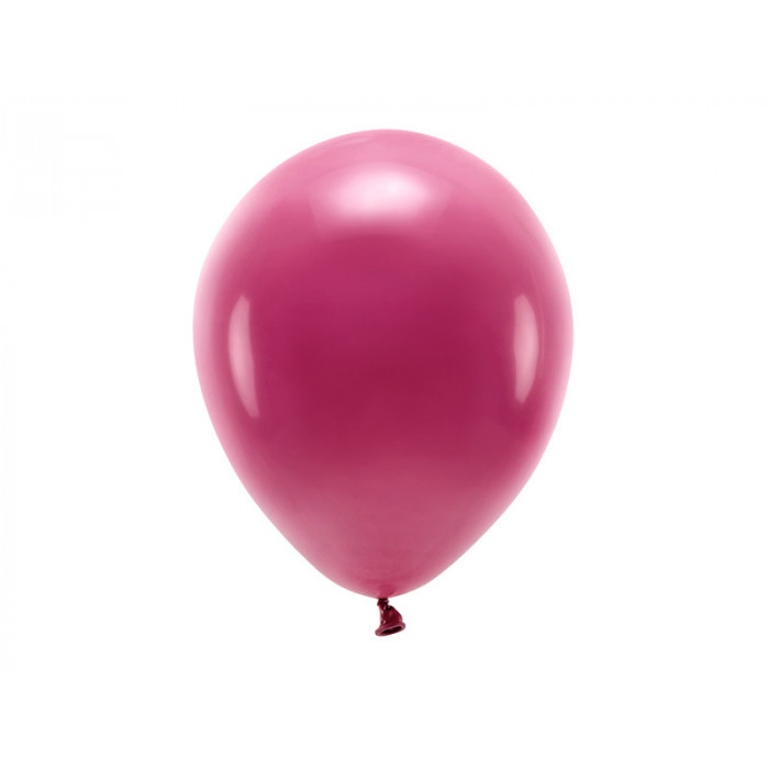 Balony Eco 30cm pastelowe, bordo (1 op. / 10 szt.)
