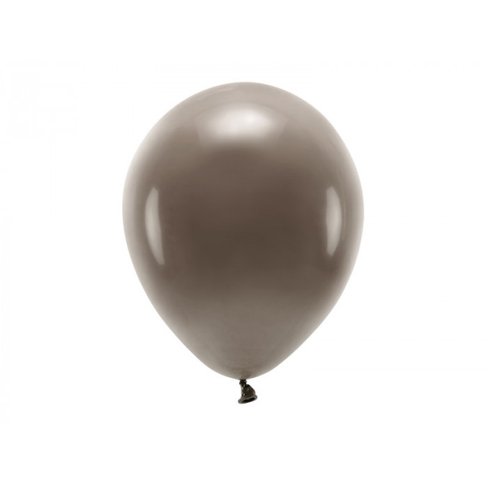 Balony Eco 30cm pastelowe, brązowy (1 op. / 10 szt.)