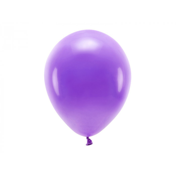 Balony Eco 30cm pastelowe, fiolet (1 op. / 100 szt.)