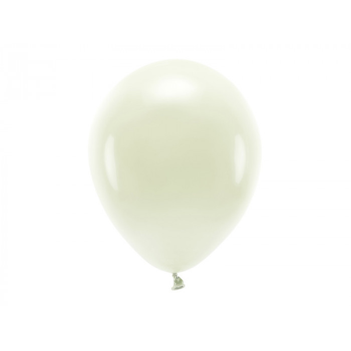 Balony Eco 30cm pastelowe, kremowy (1 op. / 10 szt.)