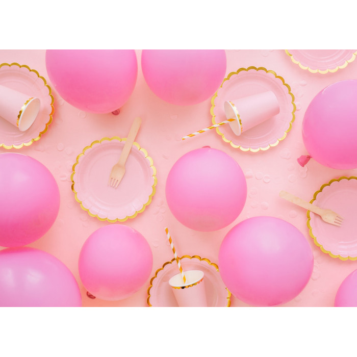 Balony Eco 30cm pastelowe, różowy (1 op. / 100 szt.)
