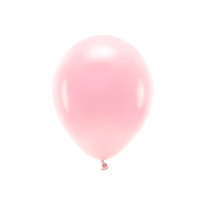 Balony Eco 30cm pastelowe, rumiany różowy (1 op. / 10 szt.)