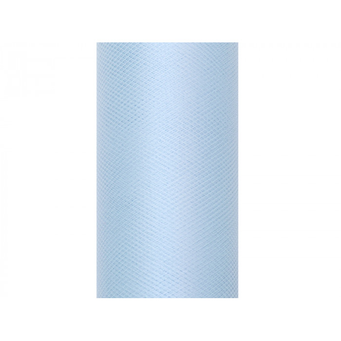 Tiul gładki, błękit, 0,15 x 9m (1 szt. / 9 mb.)
