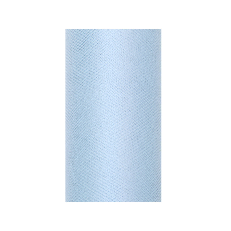 Tiul gładki, błękit, 0,15 x 9m (1 szt. / 9 mb.)