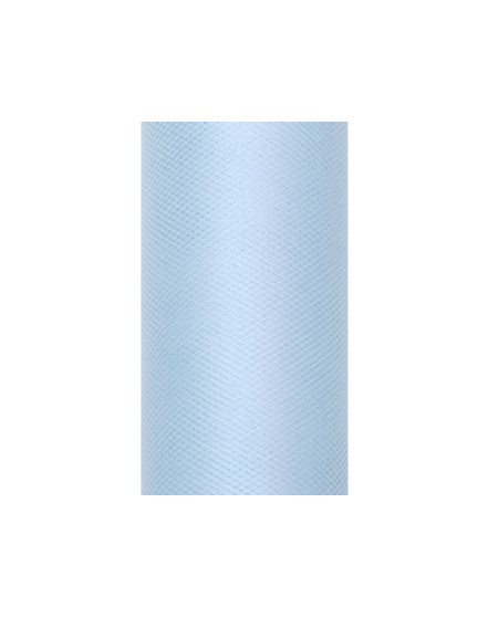 Tiul gładki, błękit, 0,15 x 9m (1 szt. / 9 mb.)