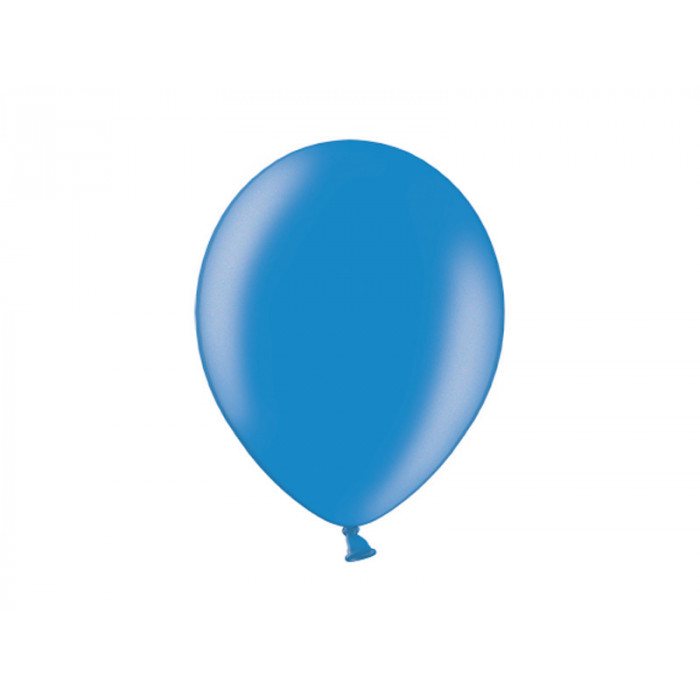 Balony 23cm, Metallic Blue (1 op. / 100 szt.)