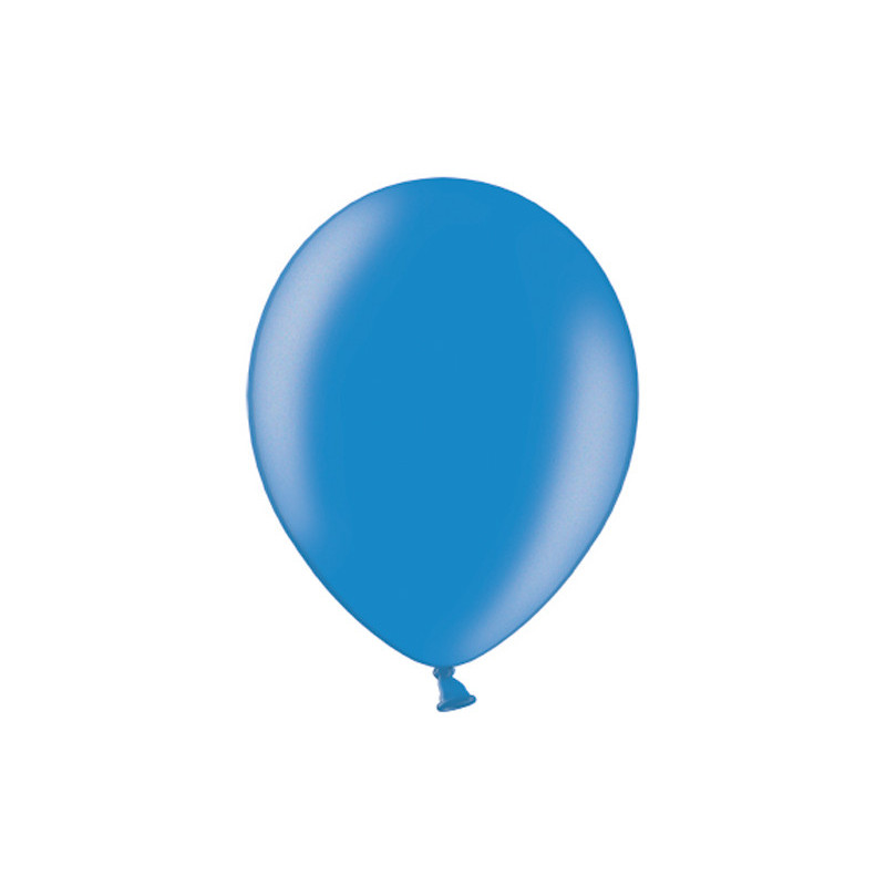 Balony 23cm, Metallic Blue (1 op. / 100 szt.)