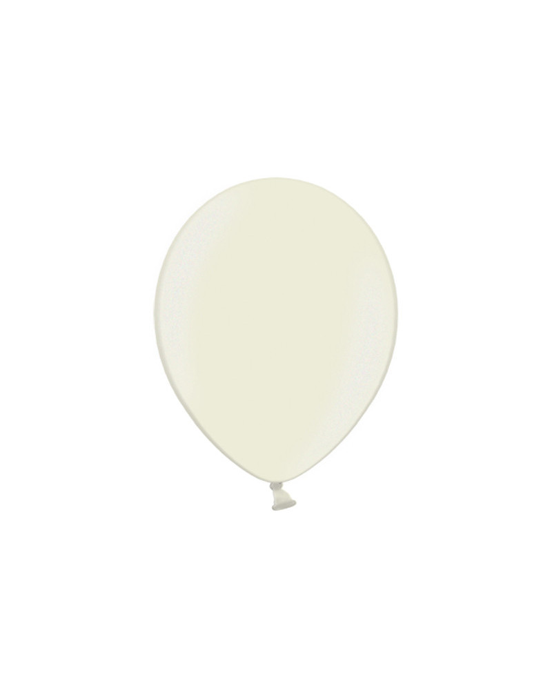 Balony 23cm, Metallic Ivory (1 op. / 100 szt.)