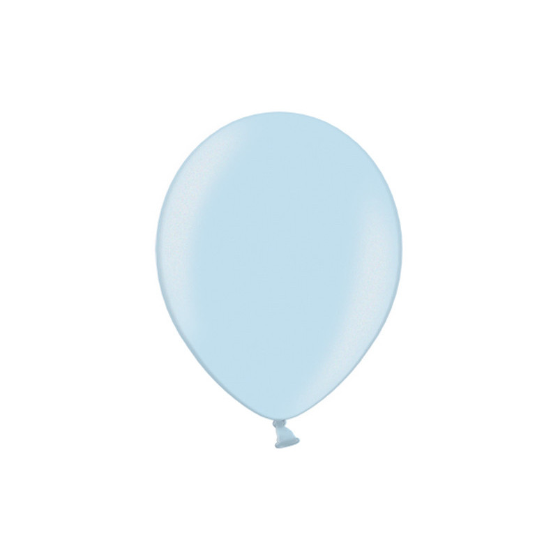 Balony 23cm, Metallic Light Blue (1 op. / 100 szt.)