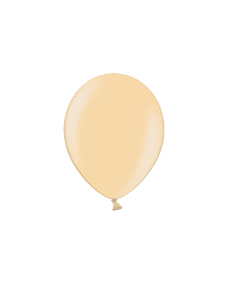 Balony 23cm, Metallic Peach (1 op. / 100 szt.)