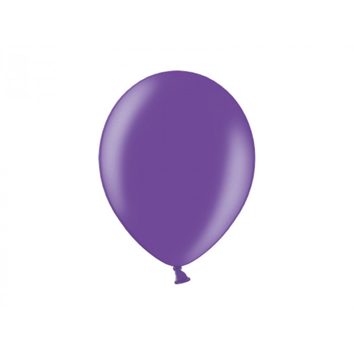 Balony 23cm, Metallic Purple (1 op. / 100 szt.)