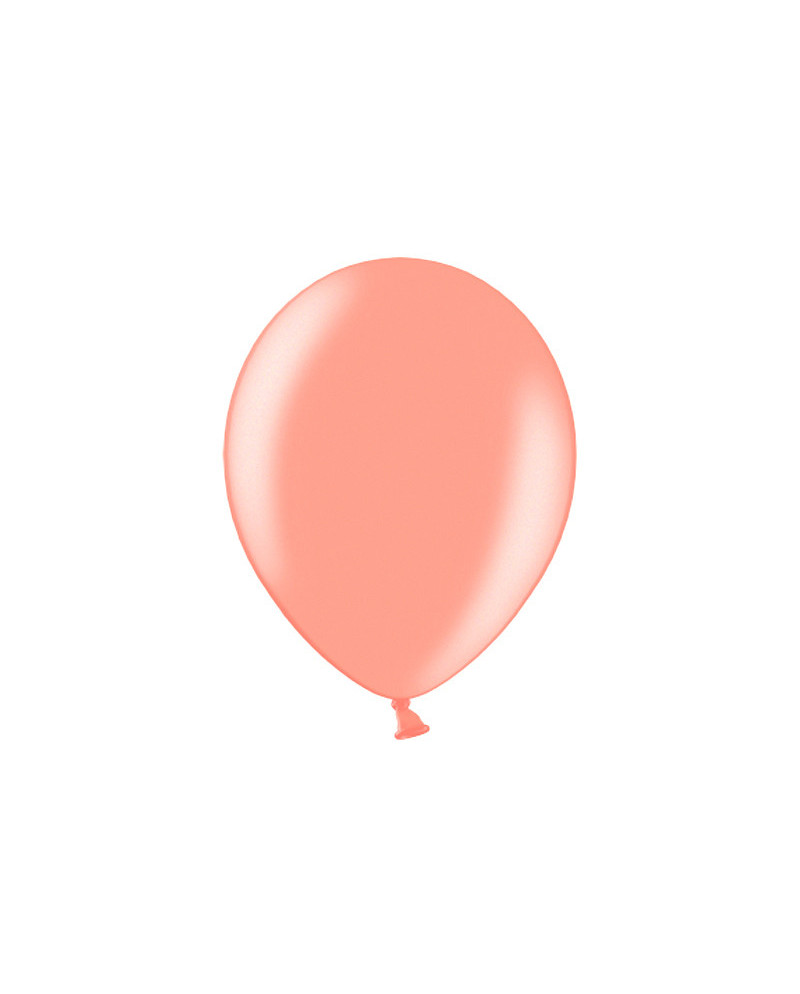 Balony 23cm, Metallic Rose Gold (1 op. / 100 szt.)