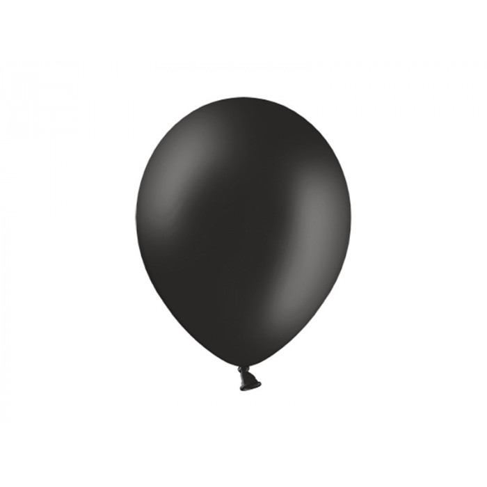 Balony 23cm, Pastel Black (1 op. / 100 szt.)