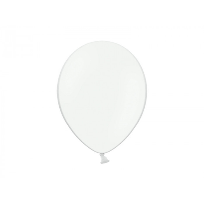 Balony 23cm, Pastel White (1 op. / 100 szt.)