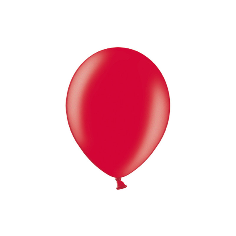 Balony 27cm, Metallic Cherry Red (1 op. / 100 szt.)