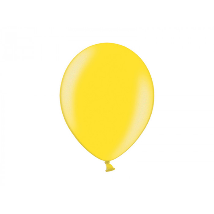 Balony 27cm, Metallic Citrus Yellow (1 op. / 100 szt.)