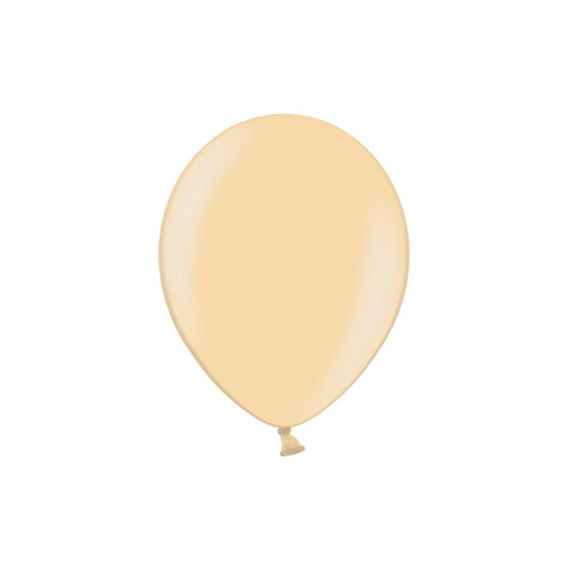 Balony 27cm, Metallic Peach (1 op. / 100 szt.)
