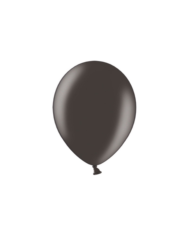 Balony 30cm, Metallic Black (1 op. / 100 szt.)