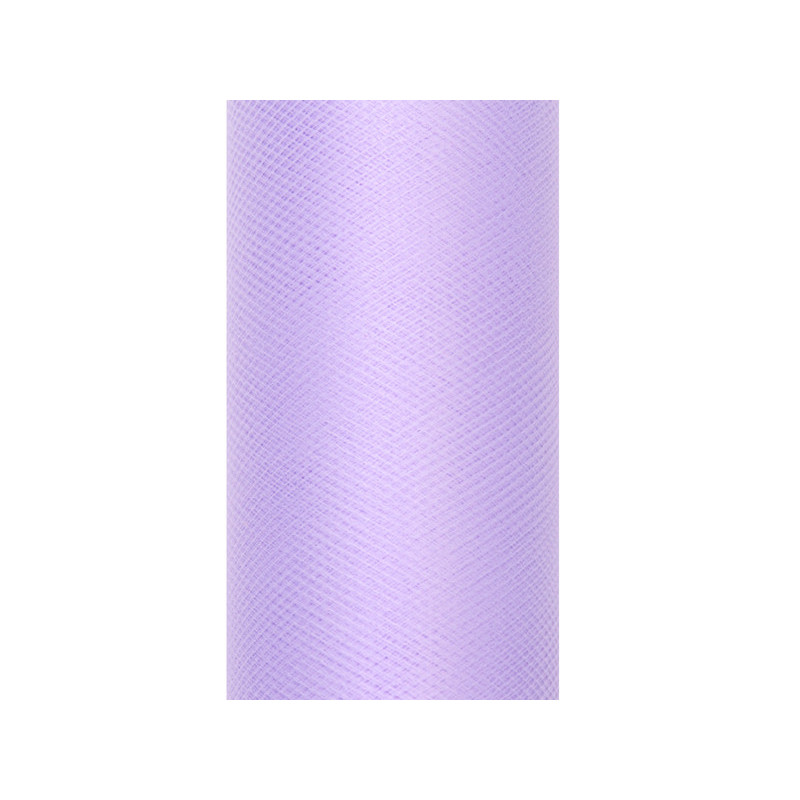 Tiul gładki, liliowy, 0,3 x 9m