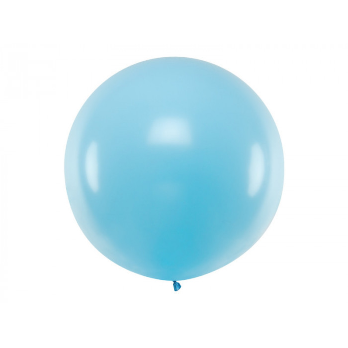 Balon okrągły 1m, Pastel Light Blue