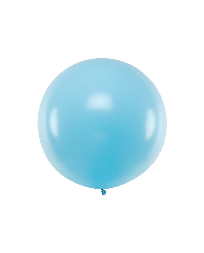 Balon okrągły 1m, Pastel Light Blue