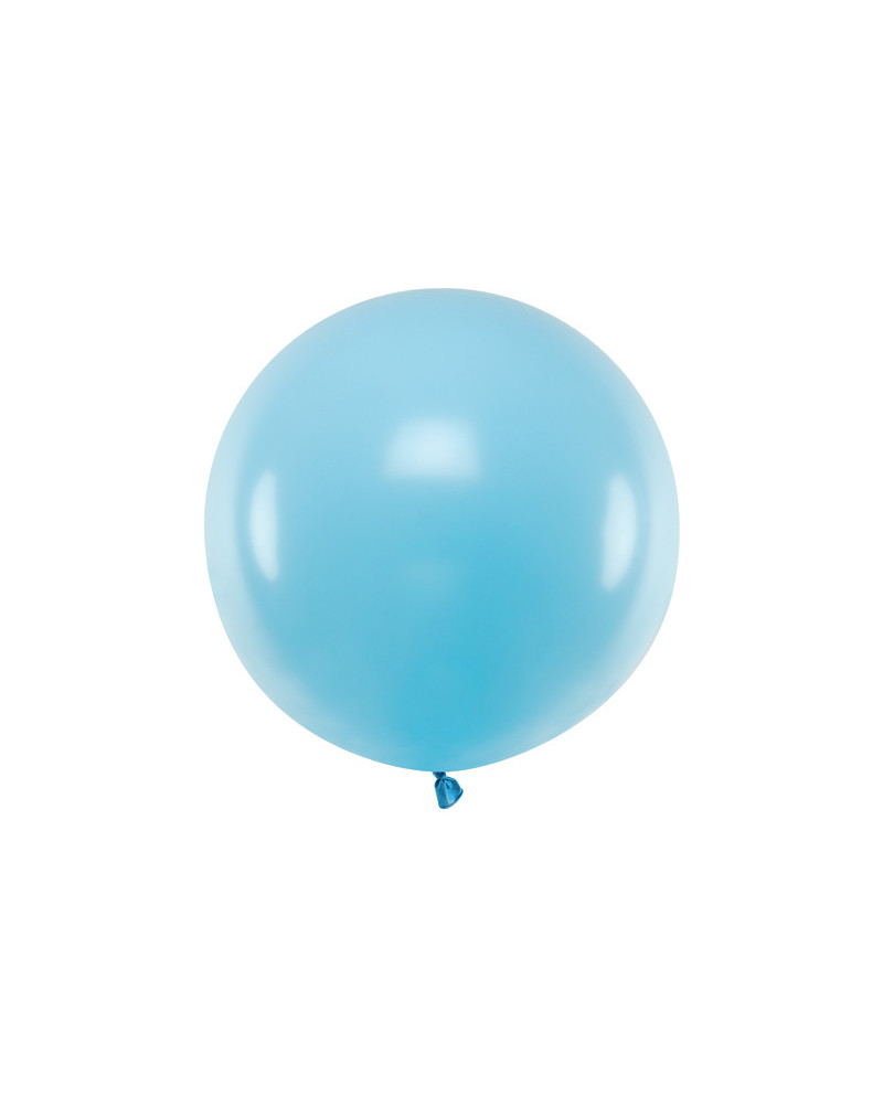 Balon okrągły 60cm, Pastel Light Blue