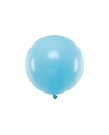 Balon okrągły 60cm, Pastel Light Blue