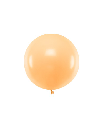 Balon okrągły 60cm, Pastel Light Peach