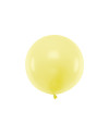 Balon okrągły 60cm, Pastel Light Yellow