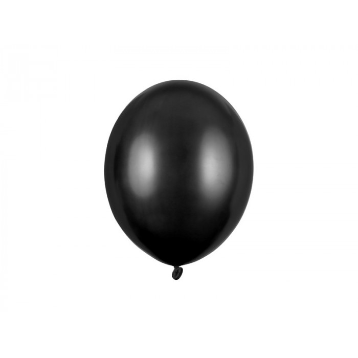Balony Strong 27cm, Metallic Black (1 op. / 50 szt.)